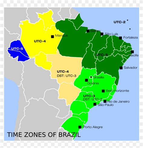 how many time zones in brazil